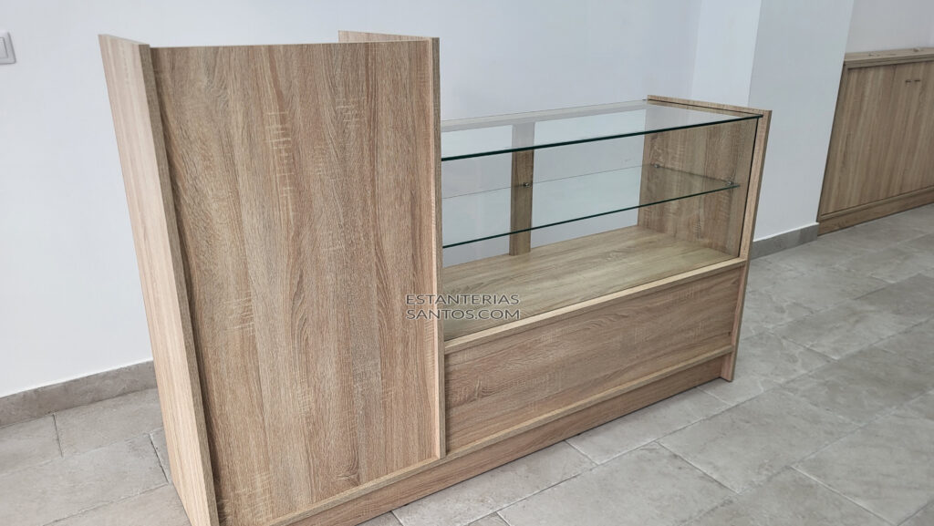 Mostrador recto especial con caja alta cubierta - Imagen 12